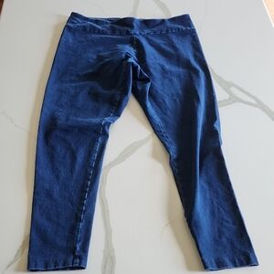 Women's Blue Ankle Leggings